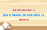 Bài 6 trang 38 SGK Hoá 11: Nội dung về Amoniac và Muối Amoni
